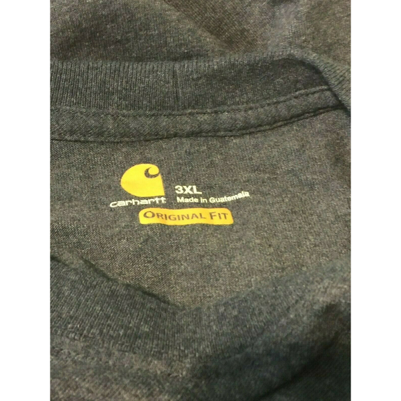 Carhartt Original Fit Tee Shirt Short Sleeve Front Pocket Sz 3XL Work Nite Wear - Picture 3 of 5